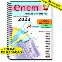Enem 2024 provas anteriores questões 2014 até 2023 + gabaritos