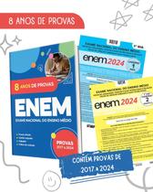ENEM 2025 - 8 ANOS de Provas Completas: Questões, Gabaritos e Folhas de Redação (2017 a 2024)