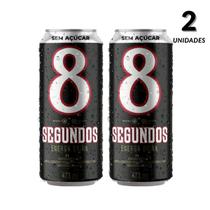 Energético 8 Segundos Tradicional Zero Açucar 2 un de 473 ml