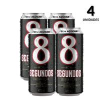 Energético 8 Segundos Tradicional Zero Açucar 4 un de 473 ml Energético 8 Segundos Tradicional Zero Açucar 4 un de 473 ml