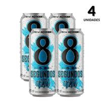 Energético 8 Segundos Ultra Zero Açucar com 4 unid de 473 ml