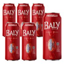 Energético Baly Cereja Freegells Lata 473ml kit 6 unidades