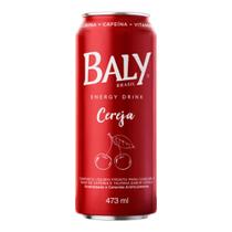 Energético Baly Cereja Lata 473ml - Embalagem com 6 Unidades