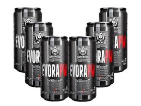 Energetico Evora Energy Drink 269ml Pré Treino (6 latas) Sabor Maçã Verde - Integral Medica