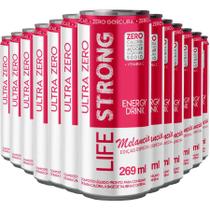 Energético Life Strong Energy Drink 12 Unidades Melancia