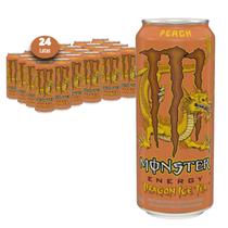 Energético Monster Drag Tea Pessego 473ml (24 latas)