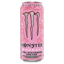 Energetico Monster Energy Ultra Strawberry Dreams Sem Açúcares 473ml Energetico Monster Energy Ultra Strawberry Dreams Sem Açúcares 473ml