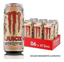 Energético Monster Pacific Punch Pack 6 Latas 473 Ml