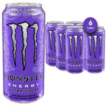 Energético Monster Ultra Violet 473Ml (6 Latas)