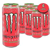 Energético Monster Ultra Watermelon 473Ml (6 Latas)