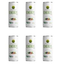 Energético Orgânico Organique Zero Açúcar Lata 269ml Kit 6un