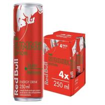 Energético Red Bull Energy Drink, Melancia, 250 ml (4 latas)