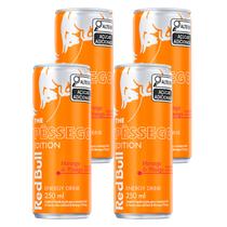 Energético Red Bull Morango e Pêssego 250ml 4 Unidades Energético Red Bull Morango e Pêssego 250ml 4 Unidades