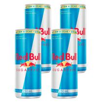 Energético Red Bull Sugar Free 250ml 4 Unidades