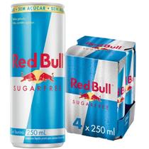 Energético Red Bull Sugar Free Pack 4 Unid. 250ml