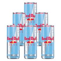 Energético Red Bull Zero Lata 250ml 6 Unidades Energético Red Bull Zero Lata 250ml 6 Unidades
