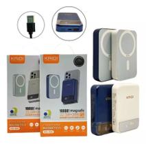 Energia Infinita para Todas as Suas Necessidades Diárias: Power Bank 10.000mAh Magnético Kaidi, Entrega Garantida!