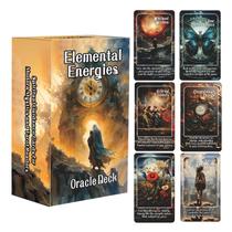 Energias elementares do Oracle Tarot Cards para iniciantes com guia