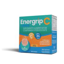 Energrip c + zinco com 30 comprimidos efervescentes