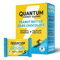 Energy Bar Quantum Energy Square Cafeína 10g de proteína vegana