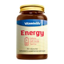 Energy Cafeína 30 Cápsulas VitaminLife