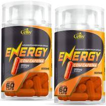 Energy - Cafeína Concentrada - Colina - Arginina - Taurina - Tirosina - Inositol - B6 - 2 Frascos