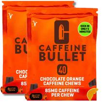 Energy Chews Caffeine Bullet Chocolate Laranja 4x85mg