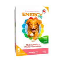Energy dog 210g com 30 tabletes sabor carne para cães Energy dog 210g com 30 tabletes sabor carne para cães