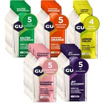 Energy Gel GU Energy Original Vegan, sem glúten, pacote com 24