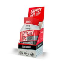 Energy Gel Sabor Morango E Maracujá Display 10 Sachês 30g Cada Inove Sports