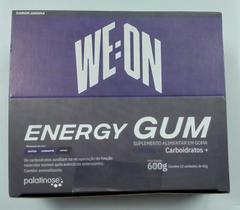 Energy Gum Em Goma We:on + Cafeína Caixa C/ 12 Sachês 600g