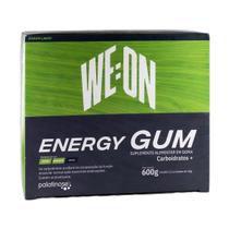 Energy Gum + Palatinose - 12 Unidades 50g Limão - WE:ON Energy Gum + Palatinose - 12 Unidades 50g Limão - WE:ON