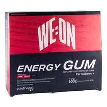 Energy Gum + Palatinose - 12 Unidades 50g Morango - WE:ON Energy Gum + Palatinose - 12 Unidades 50g Morango - WE:ON