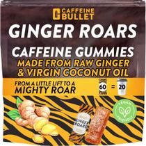 Energy Gummies Caffeine Bullet Ginger Roars 60 Vegan 33mg