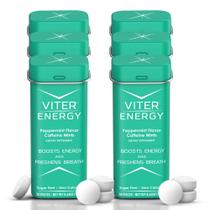 Energy Mints Viter Energy 40 mg de cafeína sem açúcar 120 unidades