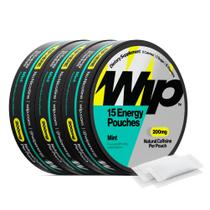 Energy Pouches Wip 200 mg de cafeína e menta 45 bolsas Energy Pouches Wip 200 mg de cafeína e menta 45 bolsas