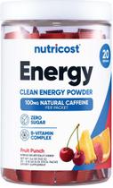 Energy Powder Nutricost Clean Fruit Punch 20 porções