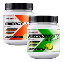 Energy pro 750g limão + recovery limão 950g sudract