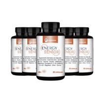ENERGY SÊNIOR - Kit de 5 unidades com 60 cáp. (Cuidado para 5 meses)