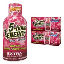 Energy Shot de 5 horas ENERGY Extra Strength Sabor Cereja 57 mL x 20
