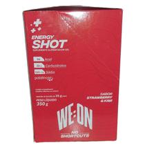 Energy+ Shot Gel - 10 Sachês 35g Strawberry & Kiwi - WE:ON Energy+ Shot Gel - 10 Sachês 35g Strawberry & Kiwi - WE:ON