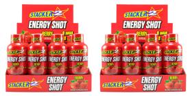 Energy Shots Stacker 2 Sabor de frutas vermelhas 24 x 60 ml Energy Shots Stacker 2 Sabor de frutas vermelhas 24 x 60 ml