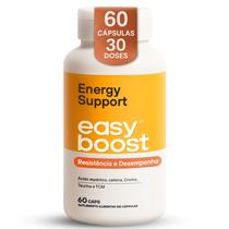 Energy Support Easy Boost, Cafeína Taurina Tcm Cromo 60 Caps