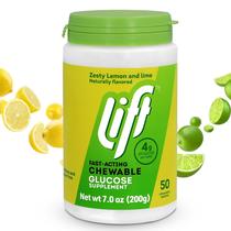 Energy Tablets elevam a glicose, limão e lima de ação rápida, 50 ct Energy Tablets elevam a glicose, limão e lima de ação rápida, 50 ct
