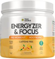 Energyzer E Focus 360g True Source Prétreino Foco E Energia Sabor Frutas Amarelas 450g