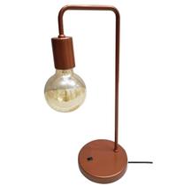 Enerlux luminária de mesa tubinho 7110 cobre Enerlux luminária de mesa tubinho 7110 cobre