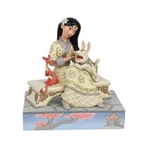 Enesco Disney Traditions por Jim Shore White Woodland Mulan Sitting Figurine, 5,5 polegadas, multicolorido