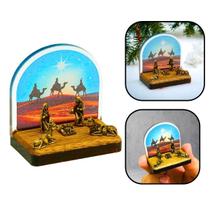 Enfeite Adorno Mini Presépio Natal Sagrada Família