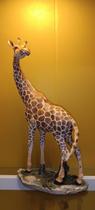 Enfeite animal girafa de resina decorativo 40cm Enfeite animal girafa de resina decorativo 40cm