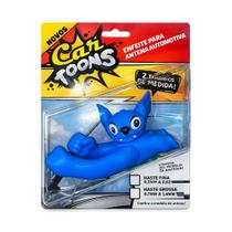 Enfeite Antena de Teto Automotiva Decorativa para Carro Haste Grossa com Boneco Rato Voador Azul